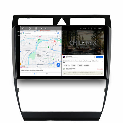 Navigatie 2K Audi A6 (1999-2004), Android, S-Quadcore / 4GB RAM + 64GB ROM, 9.5 Inch - AD-BGS90042K+AD-BGRKIT429