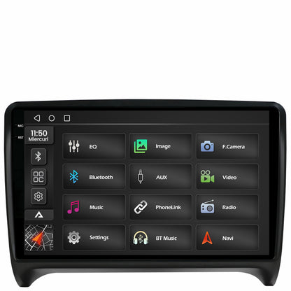 Navigatie 2K Audi TT, Android, S-Quadcore / 4GB RAM + 64GB ROM, 9.5 Inch - AD-BGS90042K+AD-BGRKIT426