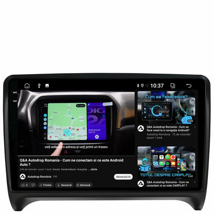 Navigatie 2K Audi TT, Android, S-Quadcore / 4GB RAM + 64GB ROM, 9.5 Inch - AD-BGS90042K+AD-BGRKIT426