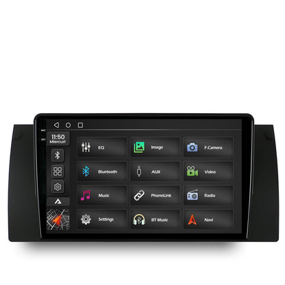 Navigatie 2K BMW E39/E53/E38, Android, S-Quadcore / 4GB RAM + 64GB ROM, 9.5 Inch - AD-BGS90042K+AD-BGRKIT396