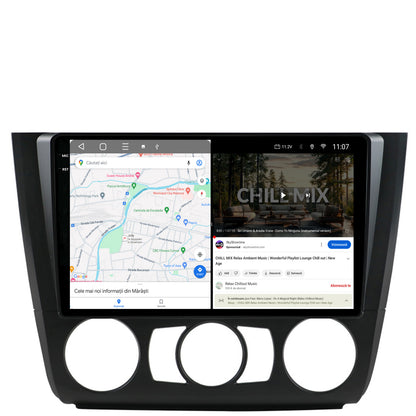 Navigatie 2K BMW Seria 1 E87 (2007-2011), Clima Manuala, Android, S-Quadcore / 4GB RAM + 64GB ROM, 9.5 Inch - AD-BGS90042K+AD-BGRKIT398