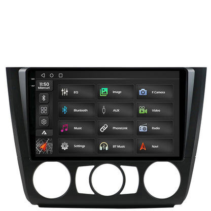 Navigatie 2K BMW Seria 1 E87 (2007-2011), Clima Manuala, Android, S-Quadcore / 4GB RAM + 64GB ROM, 9.5 Inch - AD-BGS90042K+AD-BGRKIT398