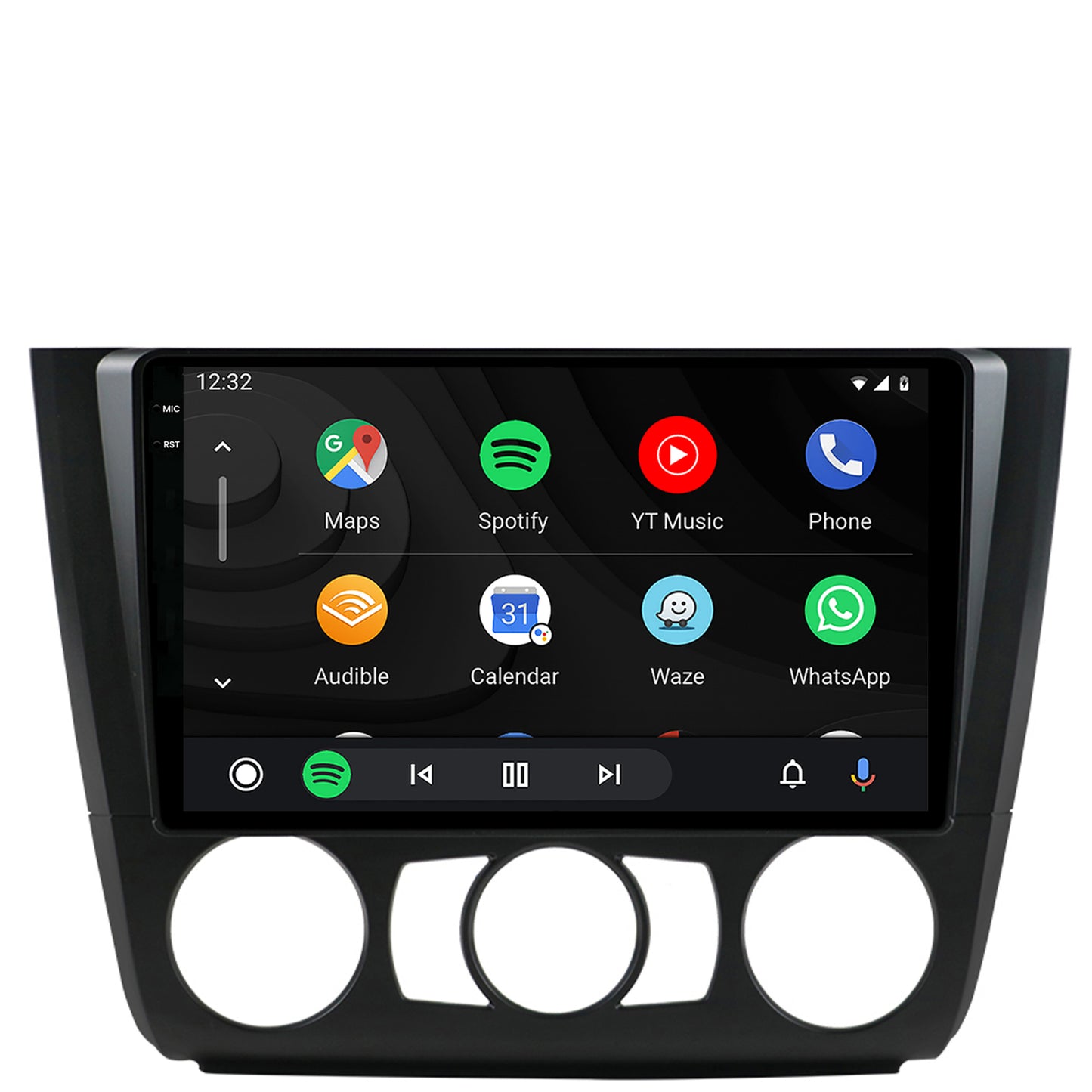 Navigatie 2K BMW Seria 1 E87 (2007-2011), Clima Manuala, Android, S-Quadcore / 4GB RAM + 64GB ROM, 9.5 Inch - AD-BGS90042K+AD-BGRKIT398