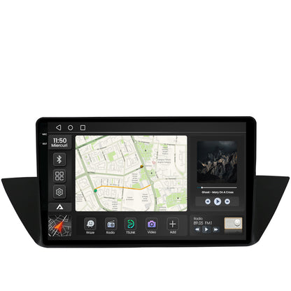 Navigatie 2K BMW X1 (2009-2015), Android, S-Quadcore / 4GB RAM + 64GB ROM, 10.36 Inch - AD-BGS100042K+AD-BGRKIT394
