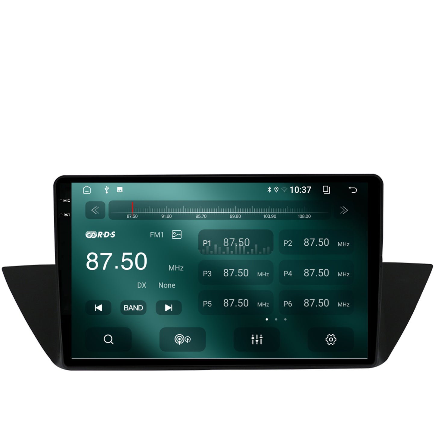 Navigatie 2K BMW X1 (2009-2015), Android, S-Quadcore / 4GB RAM + 64GB ROM, 10.36 Inch - AD-BGS100042K+AD-BGRKIT394