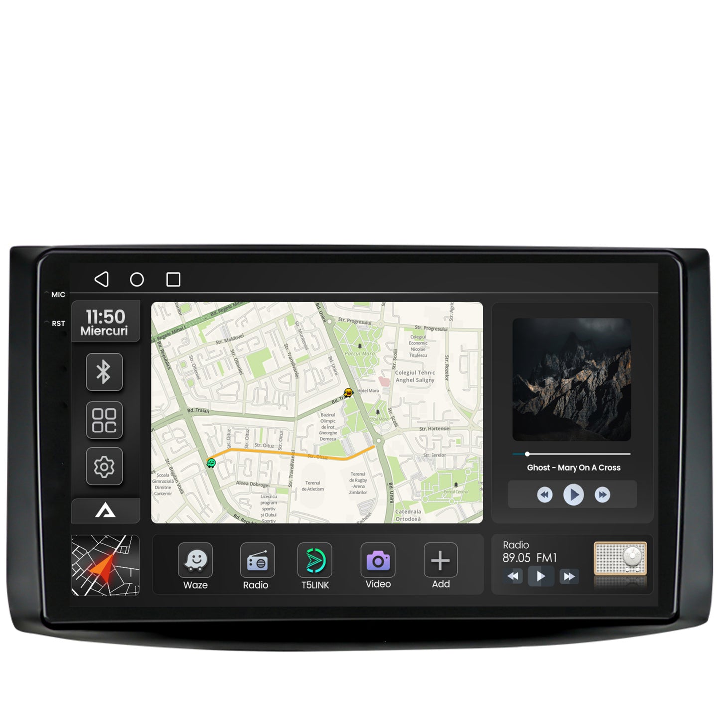 Navigatie 2K Chevrolet Aveo (2006-2012), Android, S-Quadcore / 4GB RAM + 64GB ROM, 9.5 Inch - AD-BGS90042K+AD-BGRKIT245