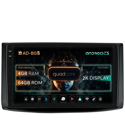 Navigatie 2K Chevrolet Aveo (2006-2012), Android, S-Quadcore / 4GB RAM + 64GB ROM, 9.5 Inch - AD-BGS90042K+AD-BGRKIT245
