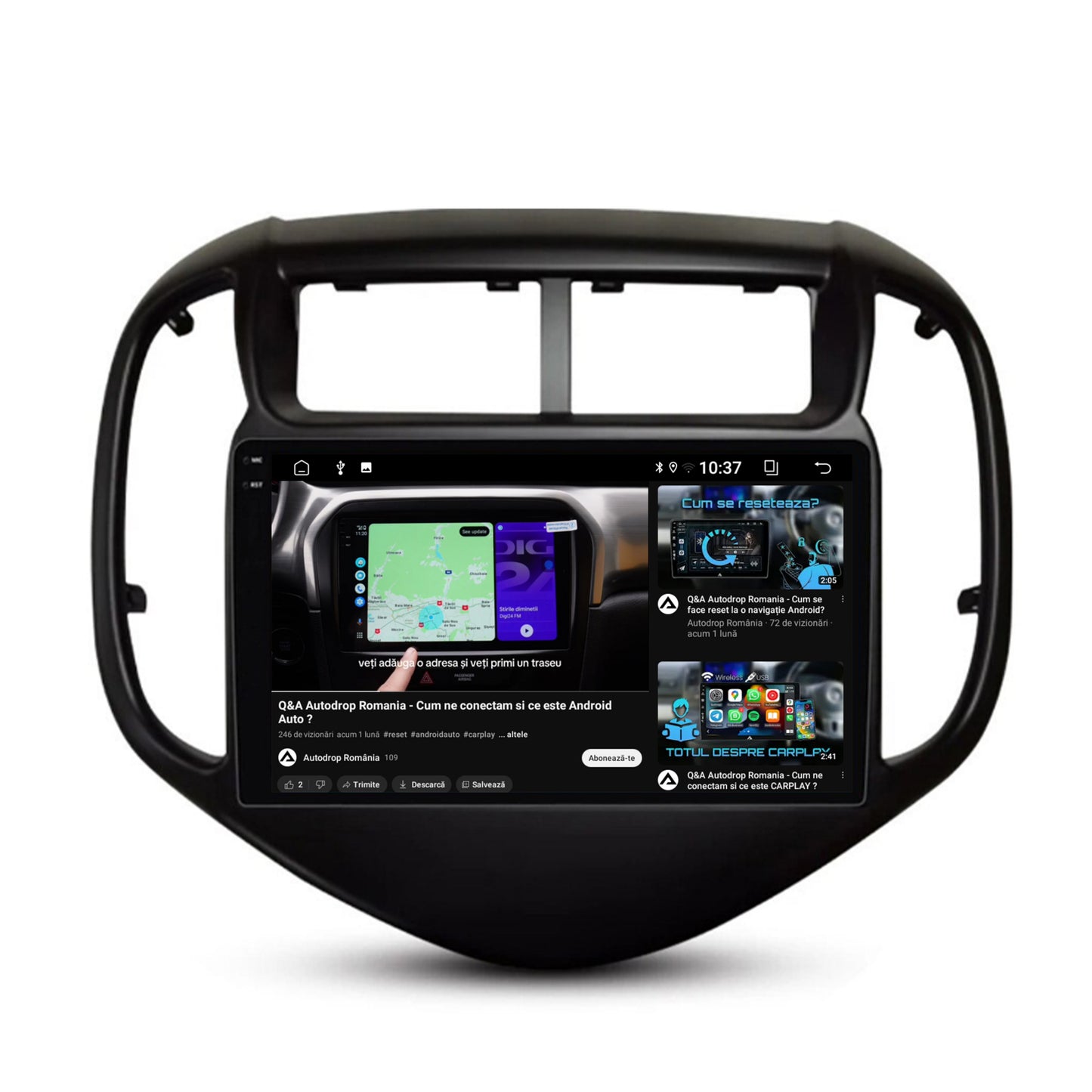 Navigatie 2K Chevrolet Aveo (2016-2021), Android, S-Quadcore / 4GB RAM + 64GB ROM, 9.5 Inch - AD-BGS90042K+AD-BGRKIT230