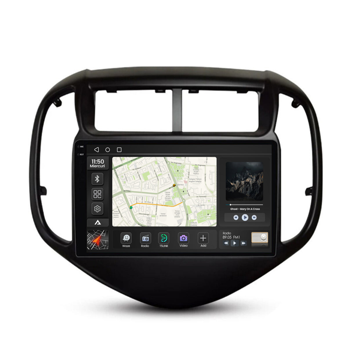 Navigatie 2K Chevrolet Aveo (2016-2021), Android, S-Quadcore / 4GB RAM + 64GB ROM, 9.5 Inch - AD-BGS90042K+AD-BGRKIT230