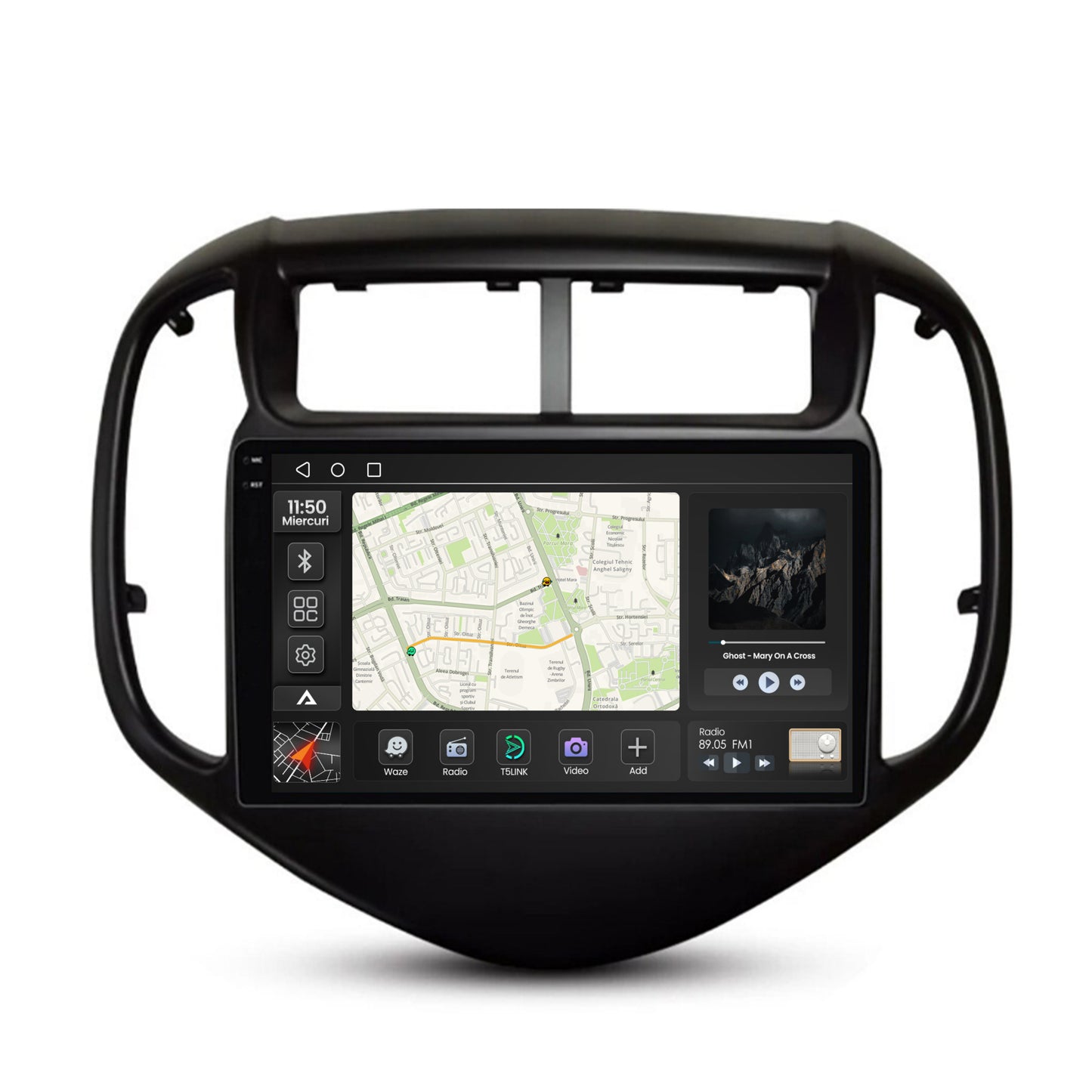 Navigatie 2K Chevrolet Aveo (2016-2021), Android, S-Quadcore / 4GB RAM + 64GB ROM, 9.5 Inch - AD-BGS90042K+AD-BGRKIT230