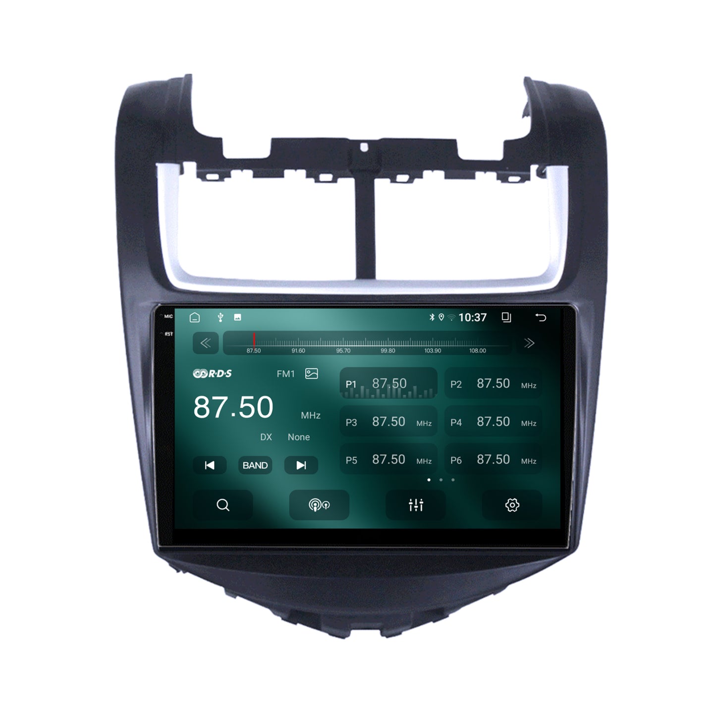 Navigatie 2K Chevrolet Aveo (2014-2017), Android, S-Quadcore / 4GB RAM + 64GB ROM, 9.5 Inch - AD-BGS90042K+AD-BGRKIT234