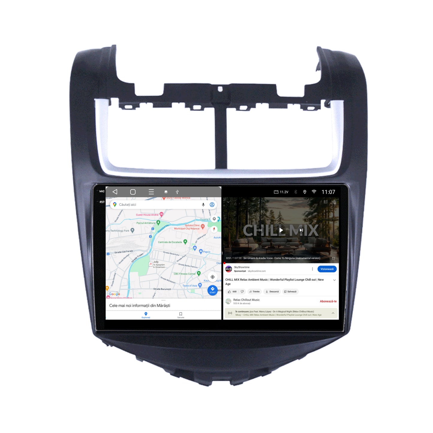 Navigatie 2K Chevrolet Aveo (2014-2017), Android, S-Quadcore / 4GB RAM + 64GB ROM, 9.5 Inch - AD-BGS90042K+AD-BGRKIT234