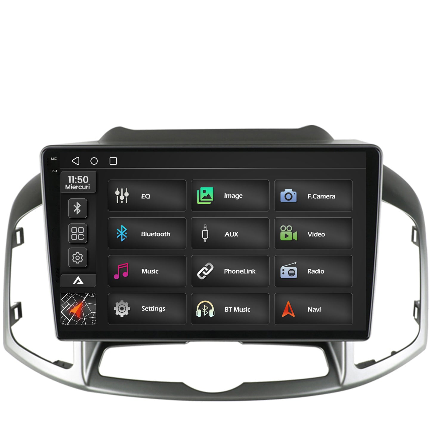 Navigatie 2K Chevrolet Captiva (2011-2018), Android, S-Quadcore / 4GB RAM + 64GB ROM, 10.36 Inch - AD-BGS100042K+AD-BGRKIT247