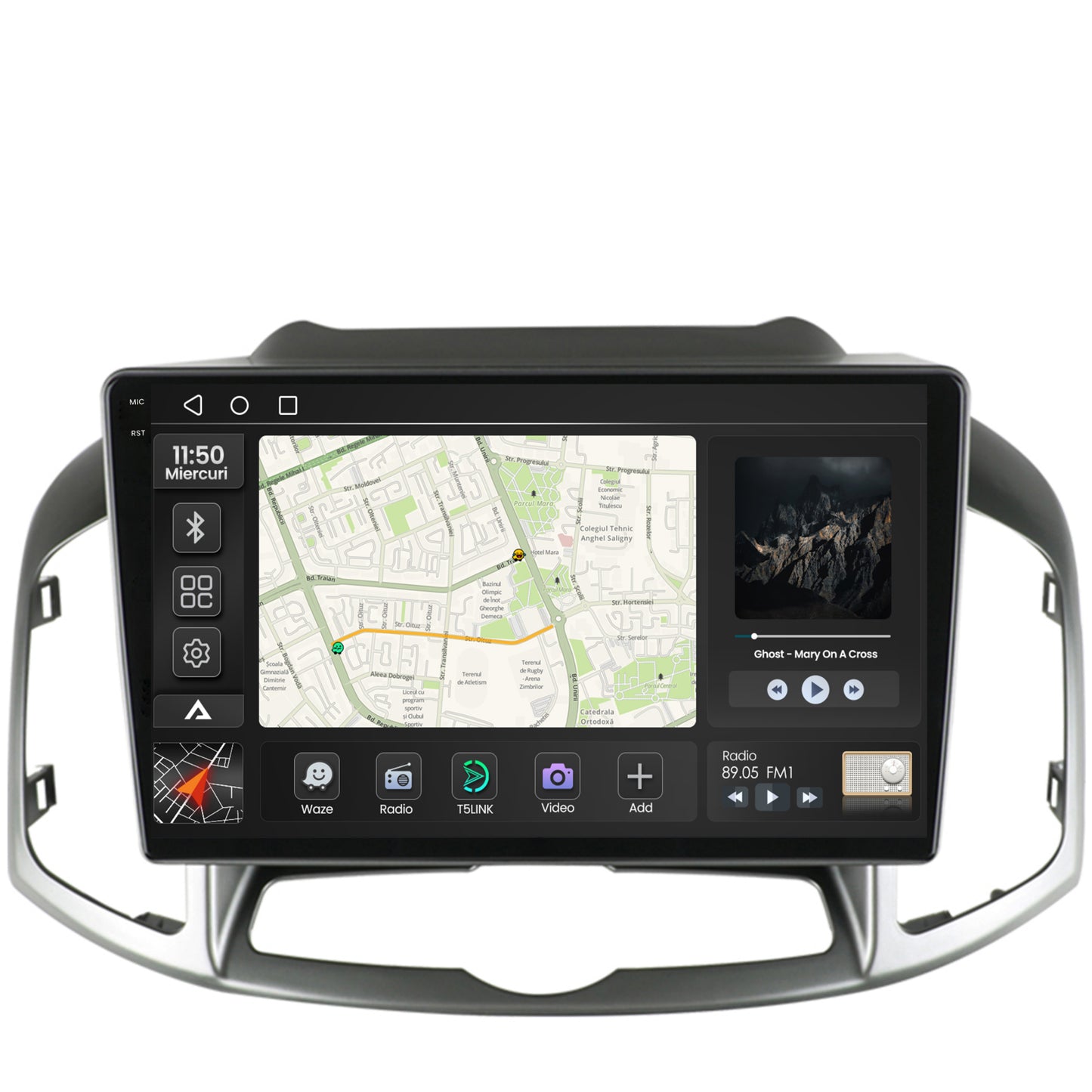 Navigatie 2K Chevrolet Captiva (2011-2018), Android, S-Quadcore / 4GB RAM + 64GB ROM, 10.36 Inch - AD-BGS100042K+AD-BGRKIT247