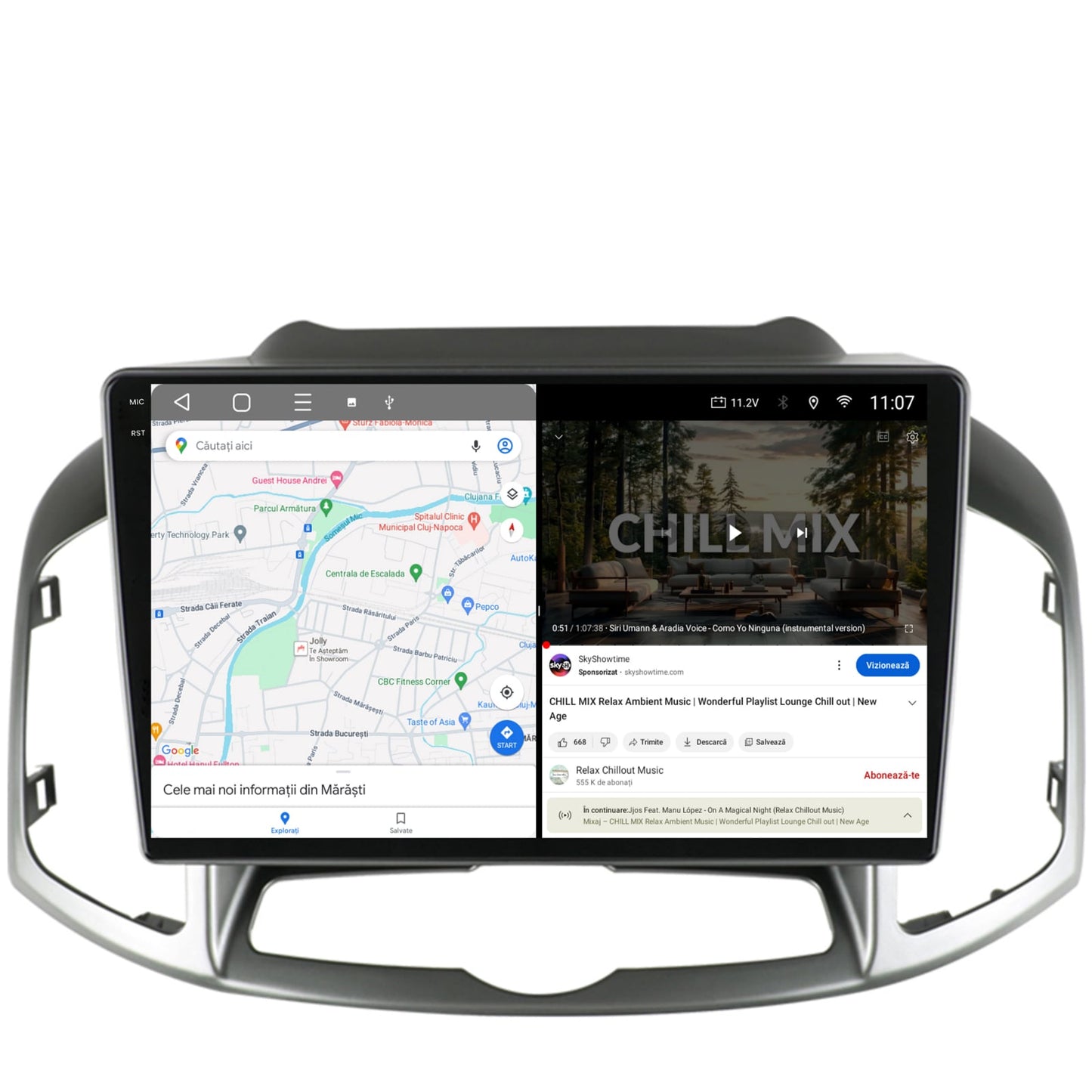 Navigatie 2K Chevrolet Captiva (2011-2018), Android, S-Quadcore / 4GB RAM + 64GB ROM, 10.36 Inch - AD-BGS100042K+AD-BGRKIT247