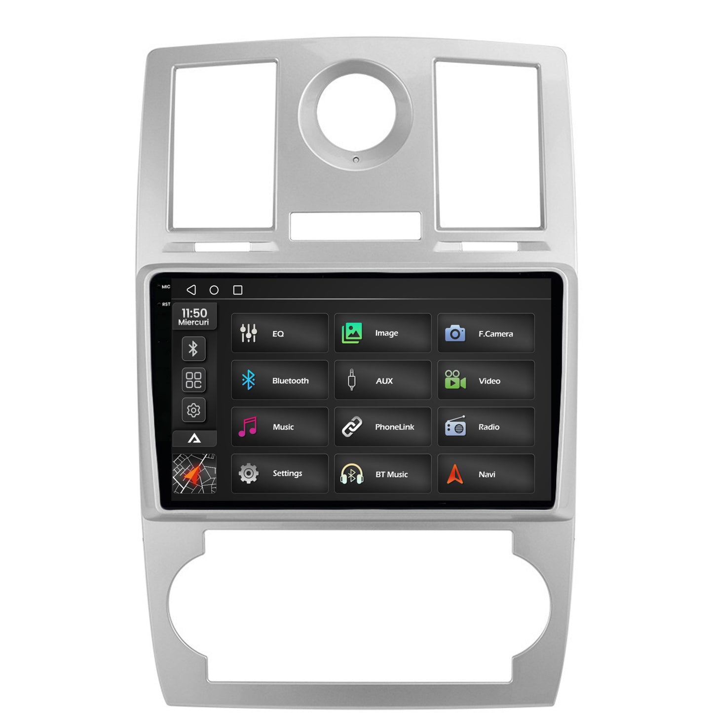 Navigatie 2K Chrysler 300C (2004-2011), Android, S-Quadcore / 4GB RAM + 64GB ROM, 9.5 Inch - AD-BGS90042K+AD-BGRKIT421