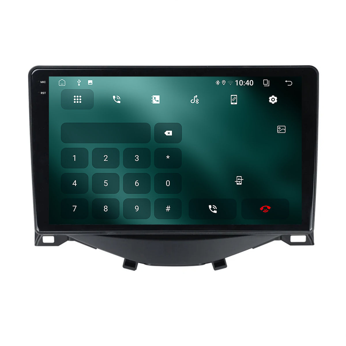 Navigatie 2K Citroen C1 / Peugeot 108 / Toyota AYGO (2014-2022), Android, S-Quadcore / 4GB RAM + 64GB ROM, 9.5 Inch - AD-BGS90042K+AD-BGRKIT101