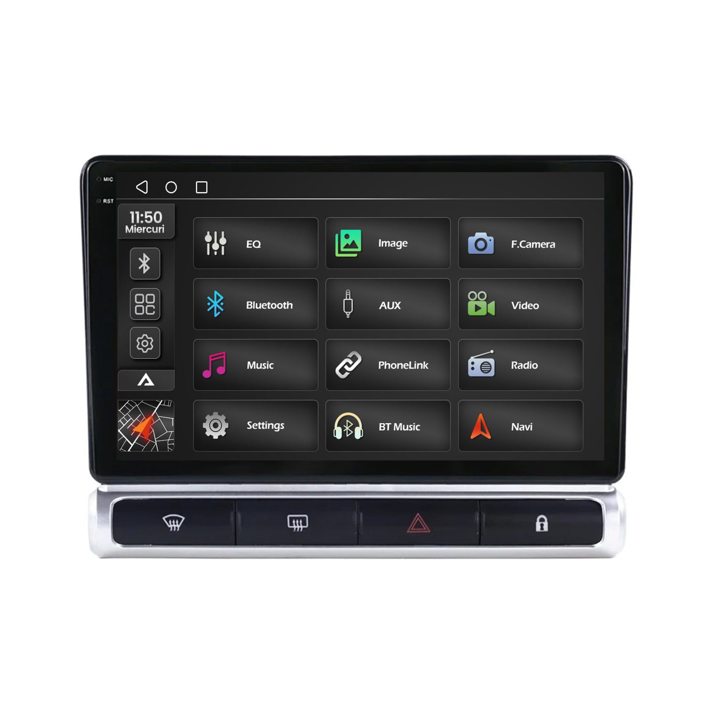 Navigatie 2K Citroen C3 High-V (2024+), Android, S-Quadcore / 4GB RAM + 64GB ROM, 9.5 Inch - AD-BGS90042K+AD-BGRKIT248