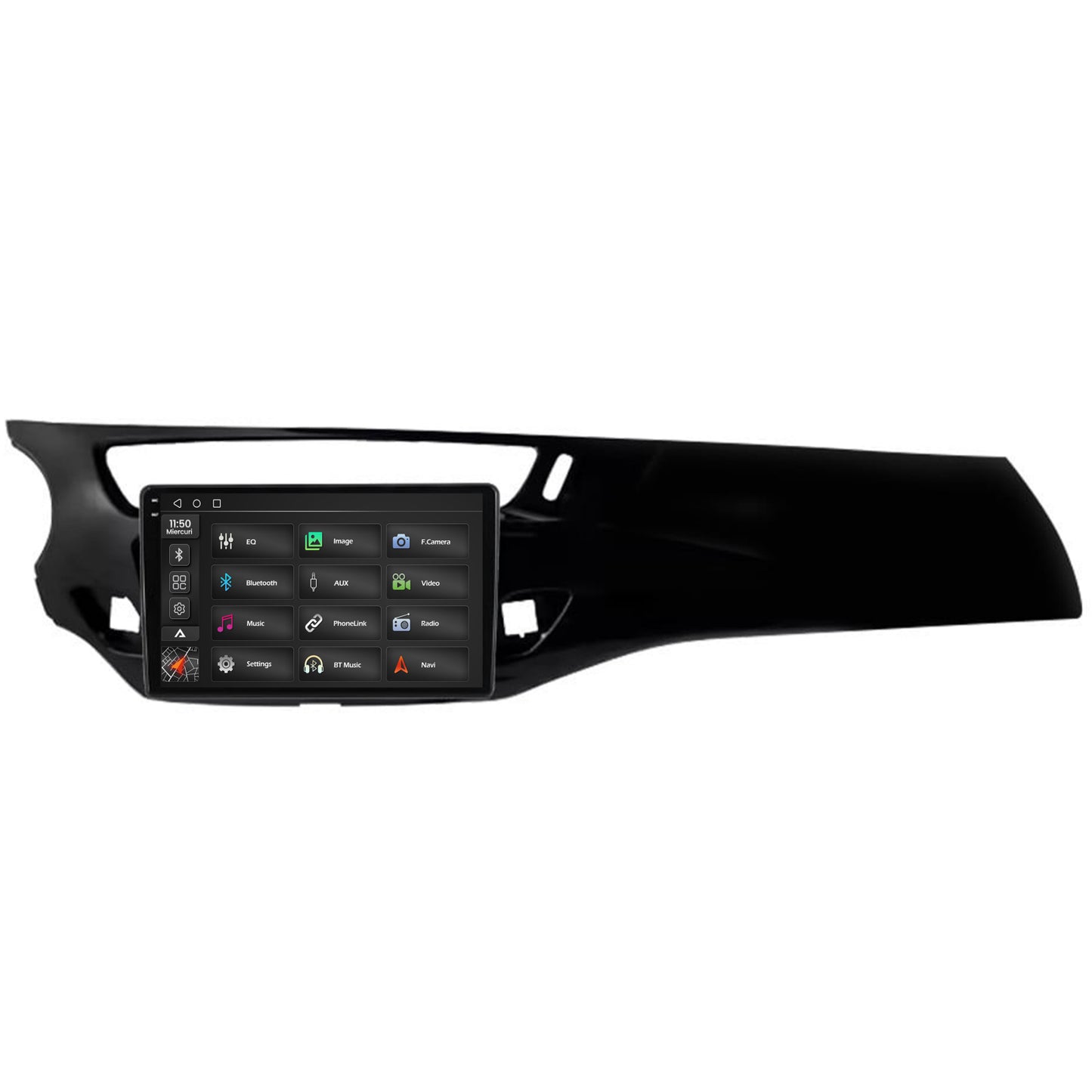 Navigatie 2K Citroen C3 II (2009-2016), Android, S-Quadcore / 4GB RAM + 64GB ROM, 9.5 Inch - AD-BGS90042K+AD-BGRKIT341