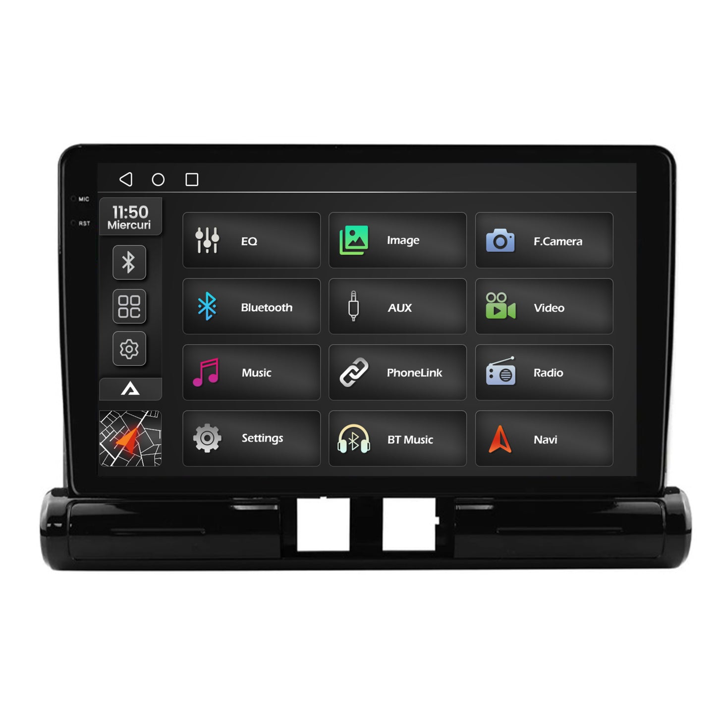 Navigatie 2K Citroen C3 Low-V (2024+), Android, S-Quadcore / 4GB RAM + 64GB ROM, 9.5 Inch - AD-BGS90042K+AD-BGRKIT246