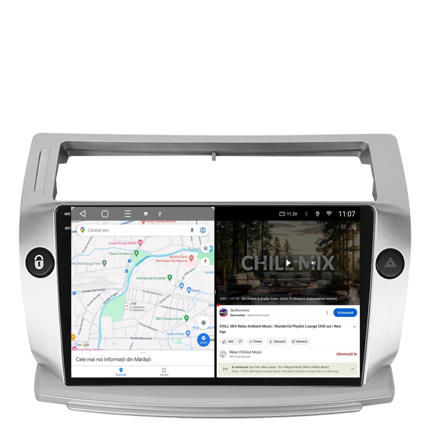 Navigatie 2K Citroen C4 (2004-2014), Android, S-Quadcore / 4GB RAM + 64GB ROM, 9.5 Inch - AD-BGS90042K+AD-BGRKIT346