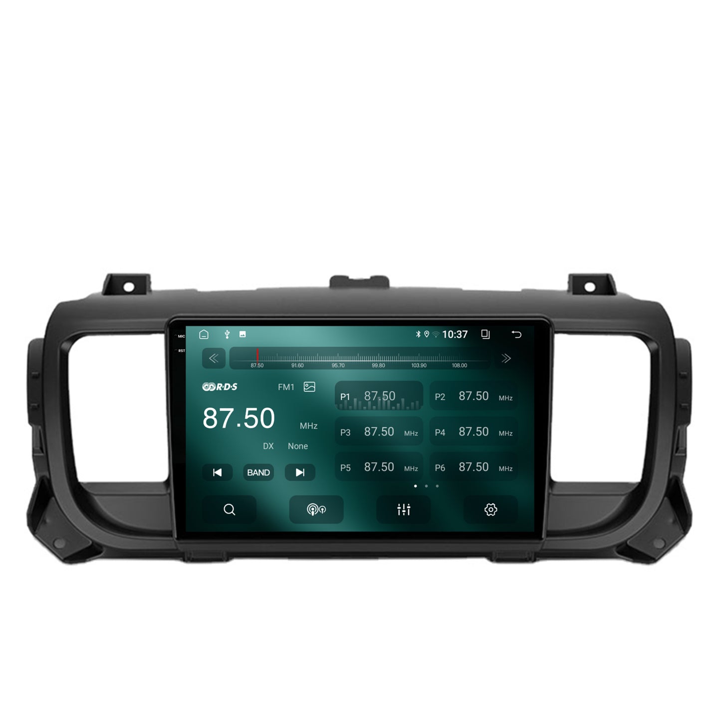 Navigatie 2K Citroen Jumpy / Peugeot Expert (2017-2021), Android, S-Quadcore / 4GB RAM + 64GB ROM, 9.5 Inch - AD-BGS90042K+AD-BGRKIT348