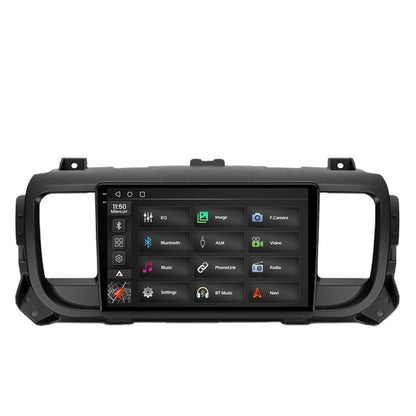 Navigatie 2K Citroen Jumpy / Peugeot Expert (2017-2021), Android, S-Quadcore / 4GB RAM + 64GB ROM, 9.5 Inch - AD-BGS90042K+AD-BGRKIT348