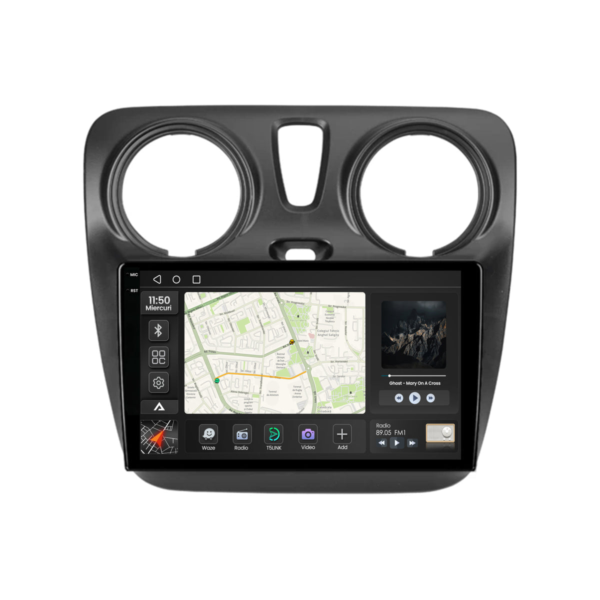 Navigatie 2K Dacia Dokker / Lodgy, Android, S-Quadcore / 4GB RAM + 64GB ROM, 9.5 Inch - AD-BGS90042K+AD-BGRKIT376V2