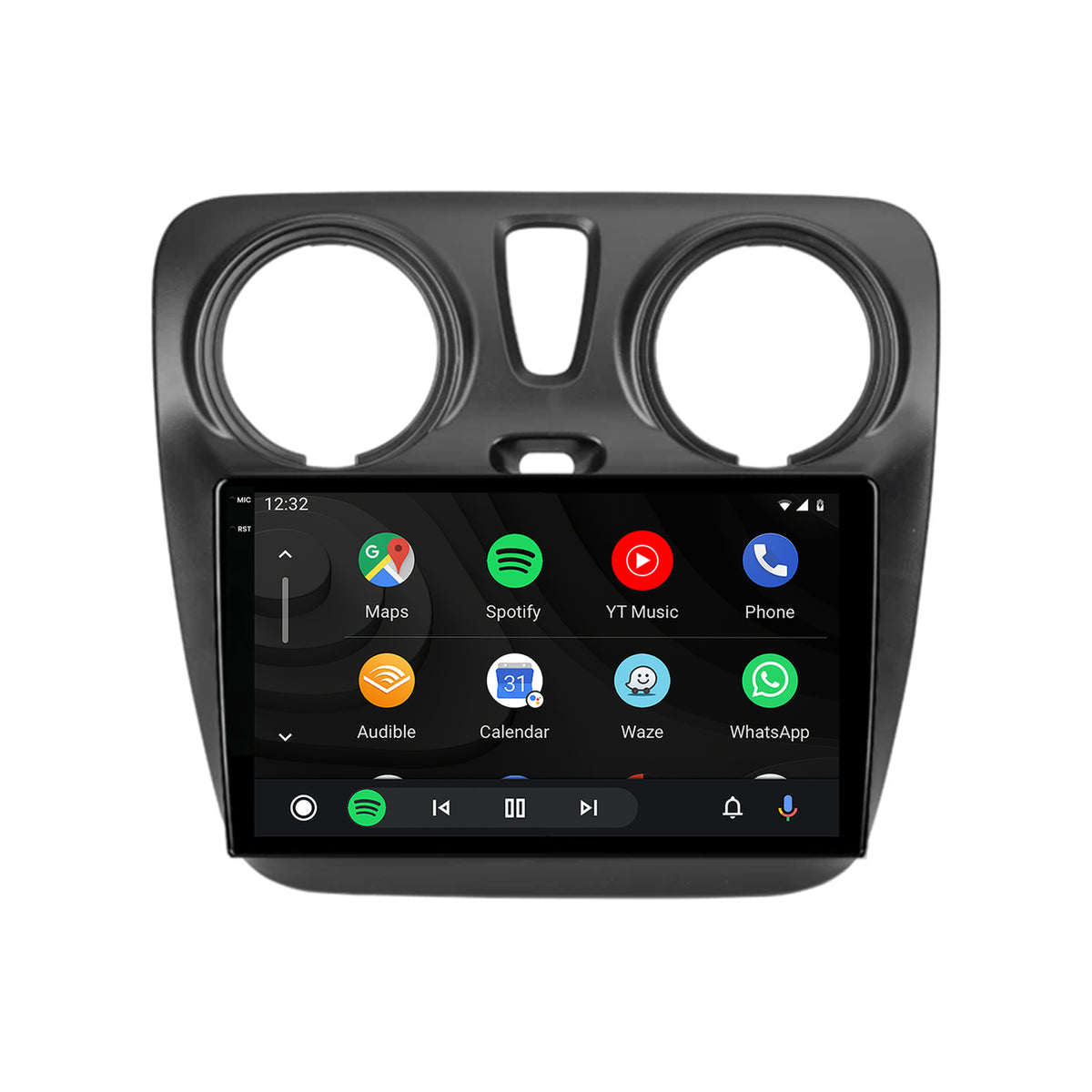 Navigatie 2K Dacia Dokker / Lodgy, Android, S-Quadcore / 4GB RAM + 64GB ROM, 9.5 Inch - AD-BGS90042K+AD-BGRKIT376V2