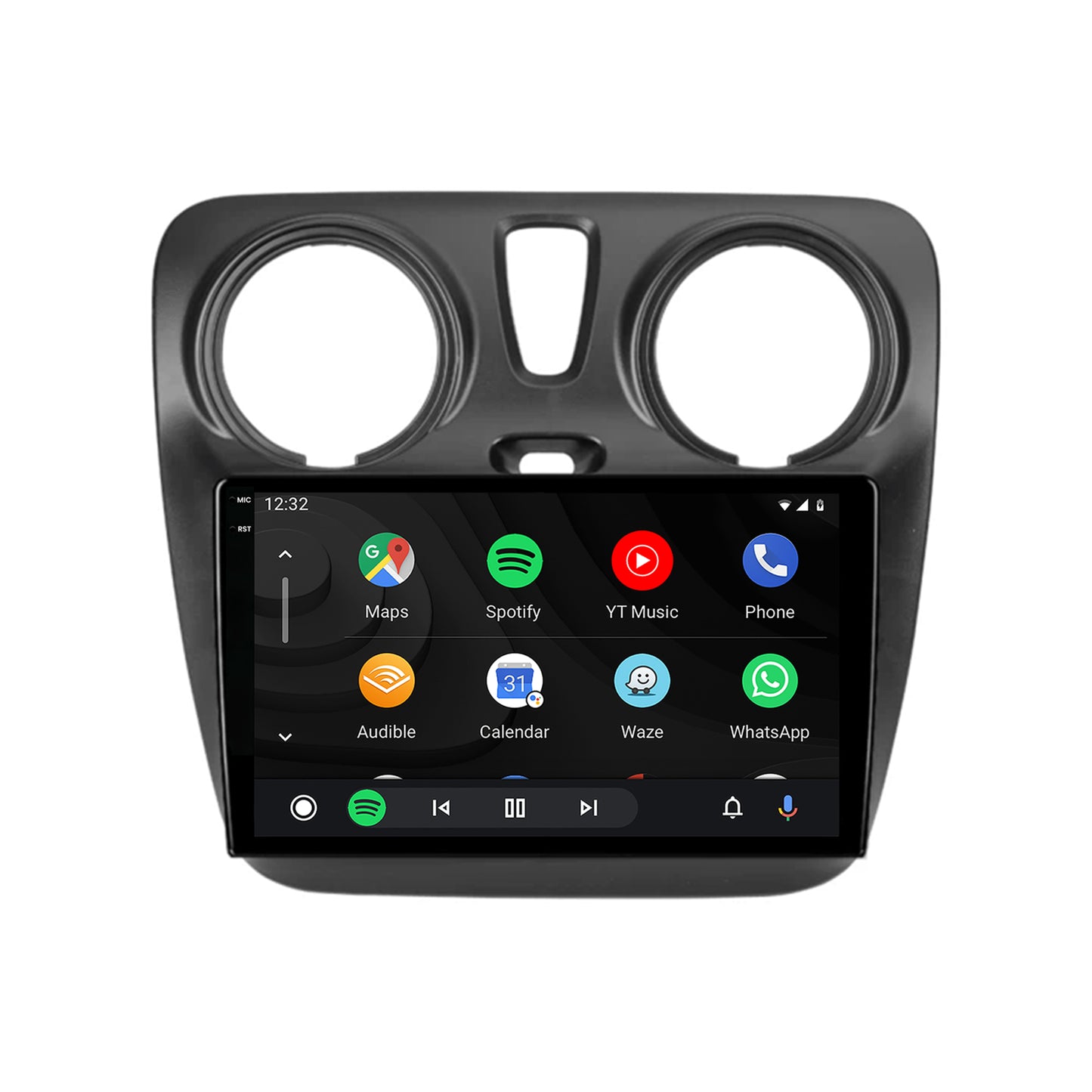 Navigatie 2K Dacia Dokker / Lodgy, Android, S-Quadcore / 4GB RAM + 64GB ROM, 9.5 Inch - AD-BGS90042K+AD-BGRKIT376V2