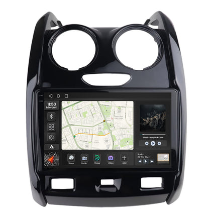 Navigatie 2K Dacia Duster (2012-2021), Android, S-Quadcore / 4GB RAM + 64GB ROM, 9.5 Inch - AD-BGS90042K+AD-BGRKIT366V2