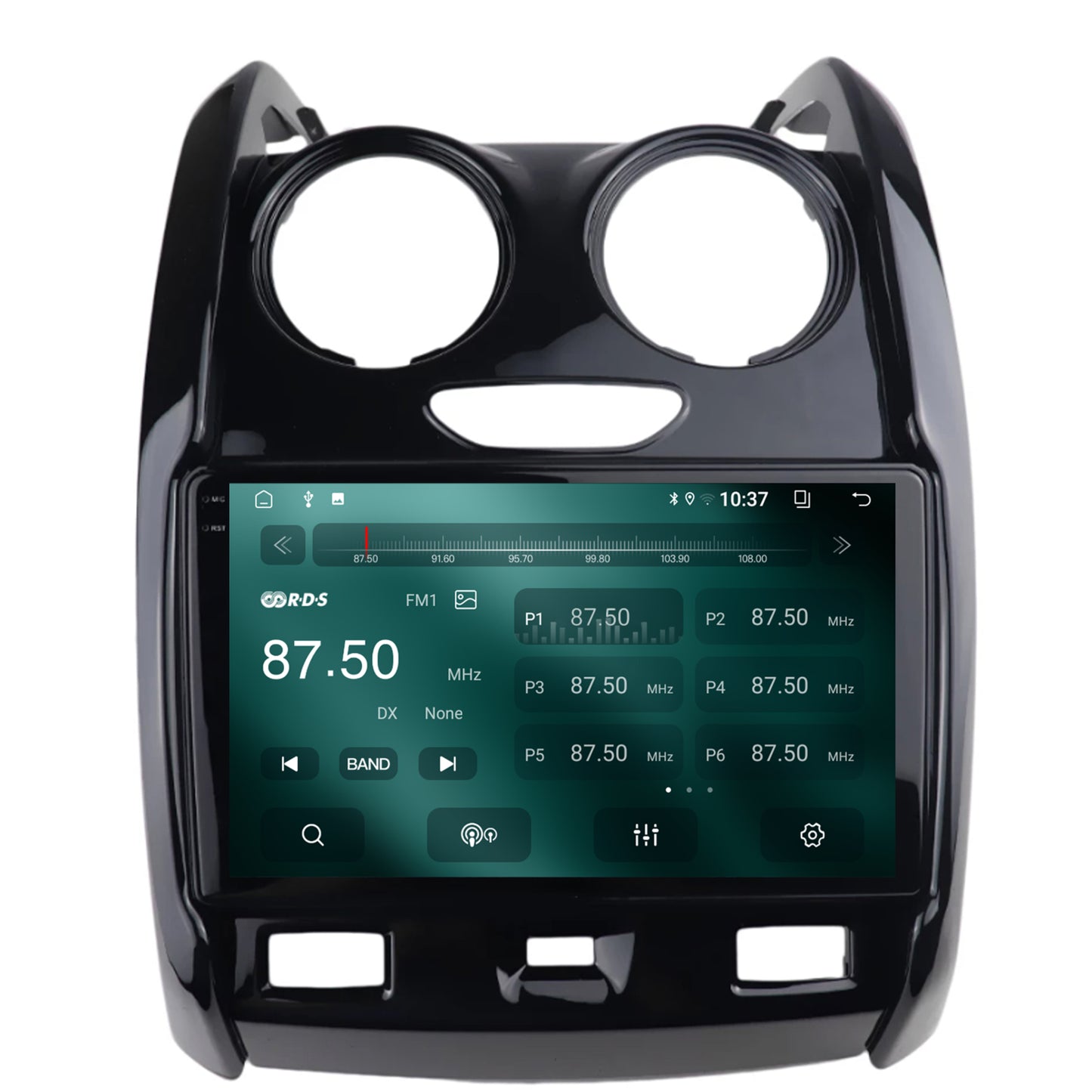 Navigatie 2K Dacia Duster (2012-2021), Android, S-Quadcore / 4GB RAM + 64GB ROM, 9.5 Inch - AD-BGS90042K+AD-BGRKIT366V2