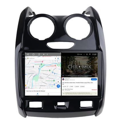 Navigatie 2K Dacia Duster (2012-2021), Android, S-Quadcore / 4GB RAM + 64GB ROM, 9.5 Inch - AD-BGS90042K+AD-BGRKIT366V2