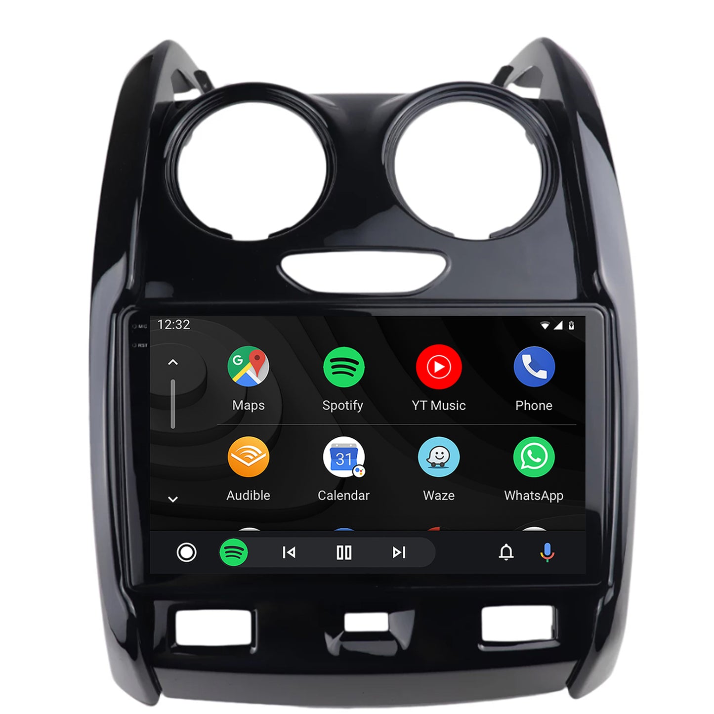 Navigatie 2K Dacia Duster (2012-2021), Android, S-Quadcore / 4GB RAM + 64GB ROM, 9.5 Inch - AD-BGS90042K+AD-BGRKIT366V2