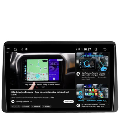 Navigatie 2K Dacia Duster (2018-2021), Android, S-Quadcore / 4GB RAM + 64GB ROM, 10.36 Inch - AD-BGS100042K+AD-BGRKIT374
