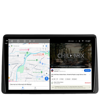 Navigatie 2K Dacia Duster (2018-2021), Android, S-Quadcore / 4GB RAM + 64GB ROM, 10.36 Inch - AD-BGS100042K+AD-BGRKIT374