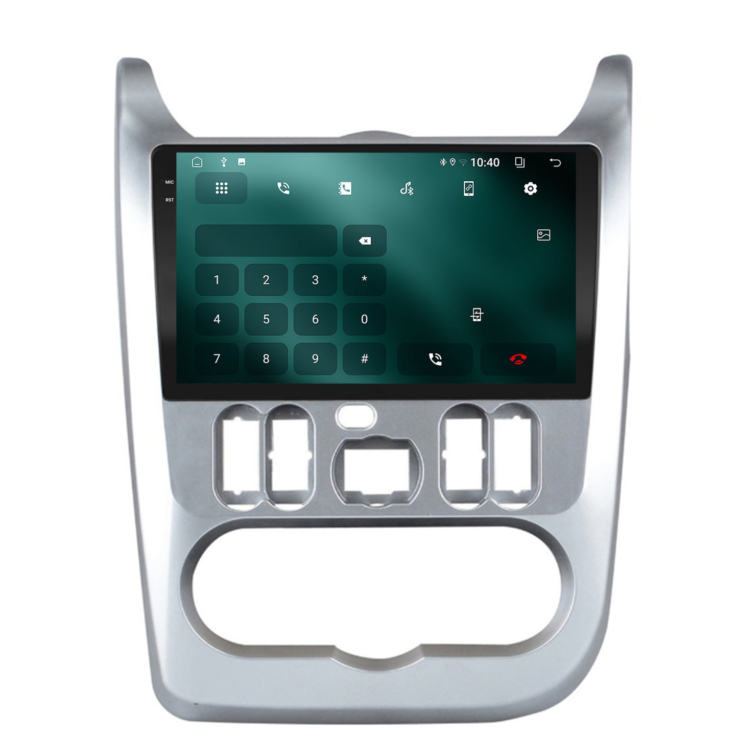 Navigatie 2K Dacia Logan / Duster / Sandero (2009-2013), Android, S-Quadcore / 4GB RAM + 64GB ROM, 9.5 Inch - AD-BGS90042K+AD-BGRKIT367