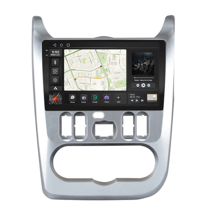 Navigatie 2K Dacia Logan / Duster / Sandero (2009-2013), Android, S-Quadcore / 4GB RAM + 64GB ROM, 9.5 Inch - AD-BGS90042K+AD-BGRKIT367
