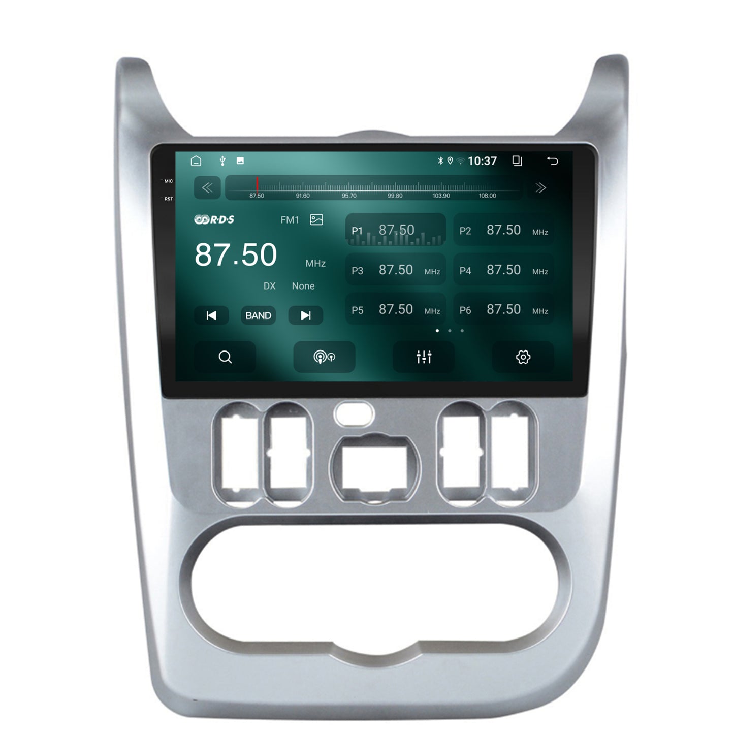 Navigatie 2K Dacia Logan / Duster / Sandero (2009-2013), Android, S-Quadcore / 4GB RAM + 64GB ROM, 9.5 Inch - AD-BGS90042K+AD-BGRKIT367