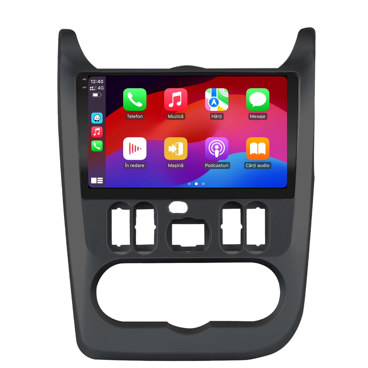 Navigatie 2K Dacia Logan / Duster / Sandero (2009-2013), Android, S-Quadcore / 4GB RAM + 64GB ROM, 9.5 Inch - AD-BGS90042K+AD-BGRKIT367B