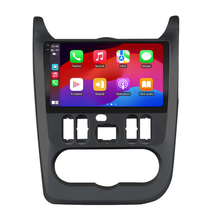 Navigatie 2K Dacia Logan / Duster / Sandero (2009-2013), Android, S-Quadcore / 4GB RAM + 64GB ROM, 9.5 Inch - AD-BGS90042K+AD-BGRKIT367B