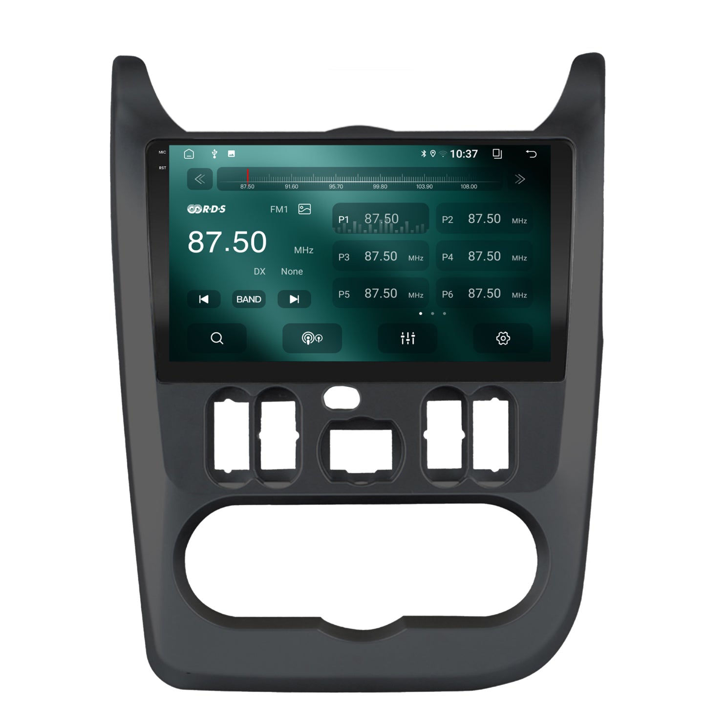 Navigatie 2K Dacia Logan / Duster / Sandero (2009-2013), Android, S-Quadcore / 4GB RAM + 64GB ROM, 9.5 Inch - AD-BGS90042K+AD-BGRKIT367B