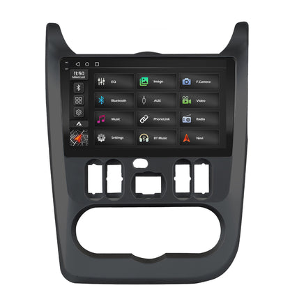 Navigatie 2K Dacia Logan / Duster / Sandero (2009-2013), Android, S-Quadcore / 4GB RAM + 64GB ROM, 9.5 Inch - AD-BGS90042K+AD-BGRKIT367B