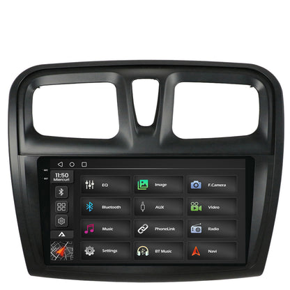 Navigatie 2K Dacia Logan / Sandero, Android, S-Quadcore / 4GB RAM + 64GB ROM, 9.5 Inch - AD-BGS90042K+AD-BGRKIT375