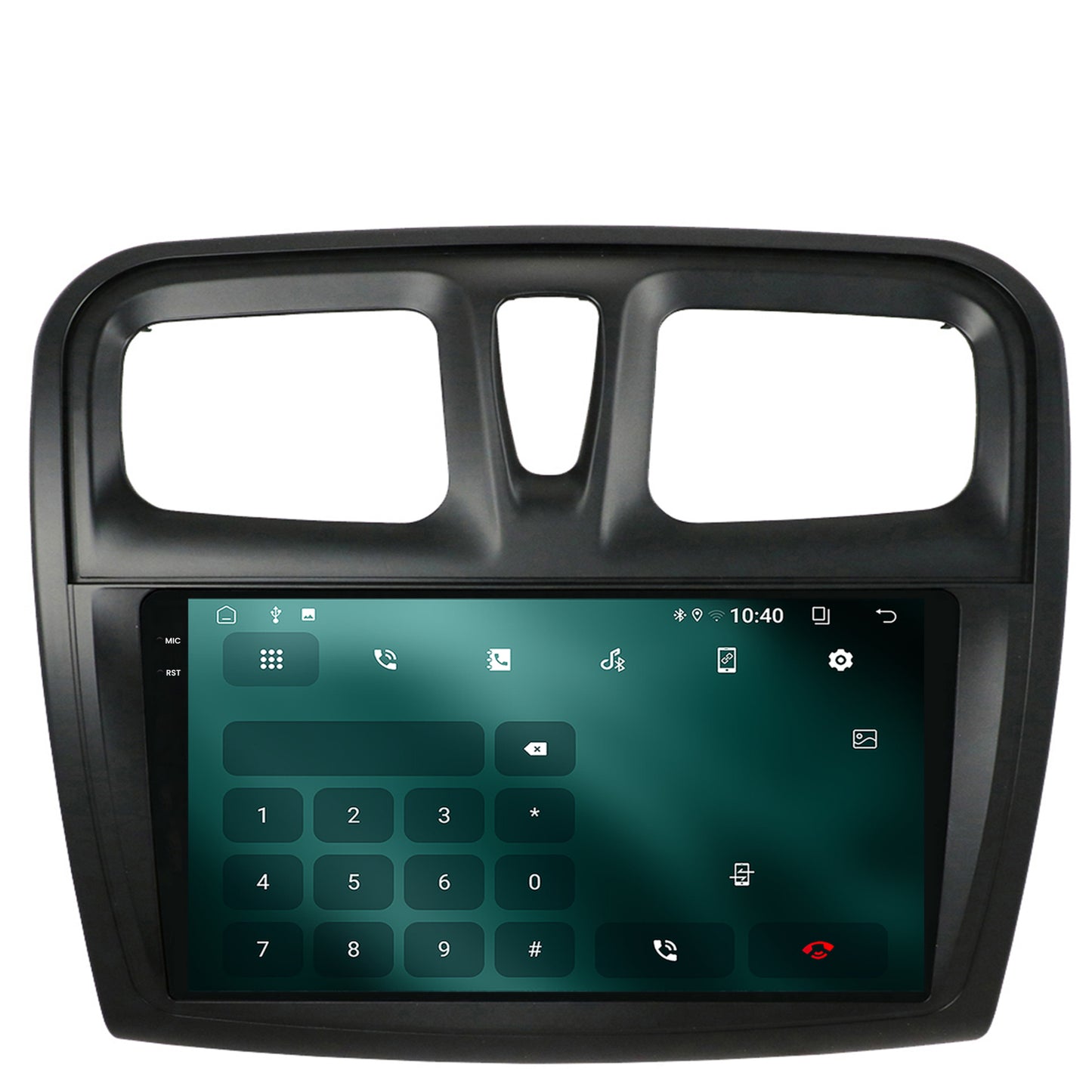 Navigatie 2K Dacia Logan / Sandero, Android, S-Quadcore / 4GB RAM + 64GB ROM, 9.5 Inch - AD-BGS90042K+AD-BGRKIT375