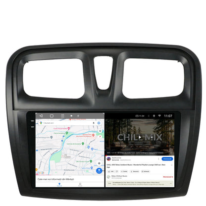 Navigatie 2K Dacia Logan / Sandero, Android, S-Quadcore / 4GB RAM + 64GB ROM, 9.5 Inch - AD-BGS90042K+AD-BGRKIT375