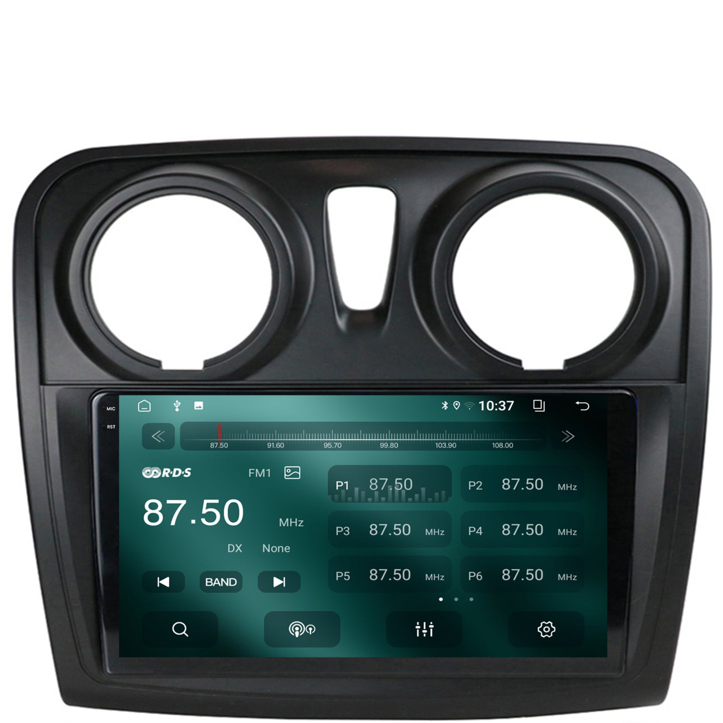 Navigatie 2K Dacia Logan / Sandero, Android, S-Quadcore / 4GB RAM + 64GB ROM, 9.5 Inch - AD-BGS90042K+AD-BGRKIT376