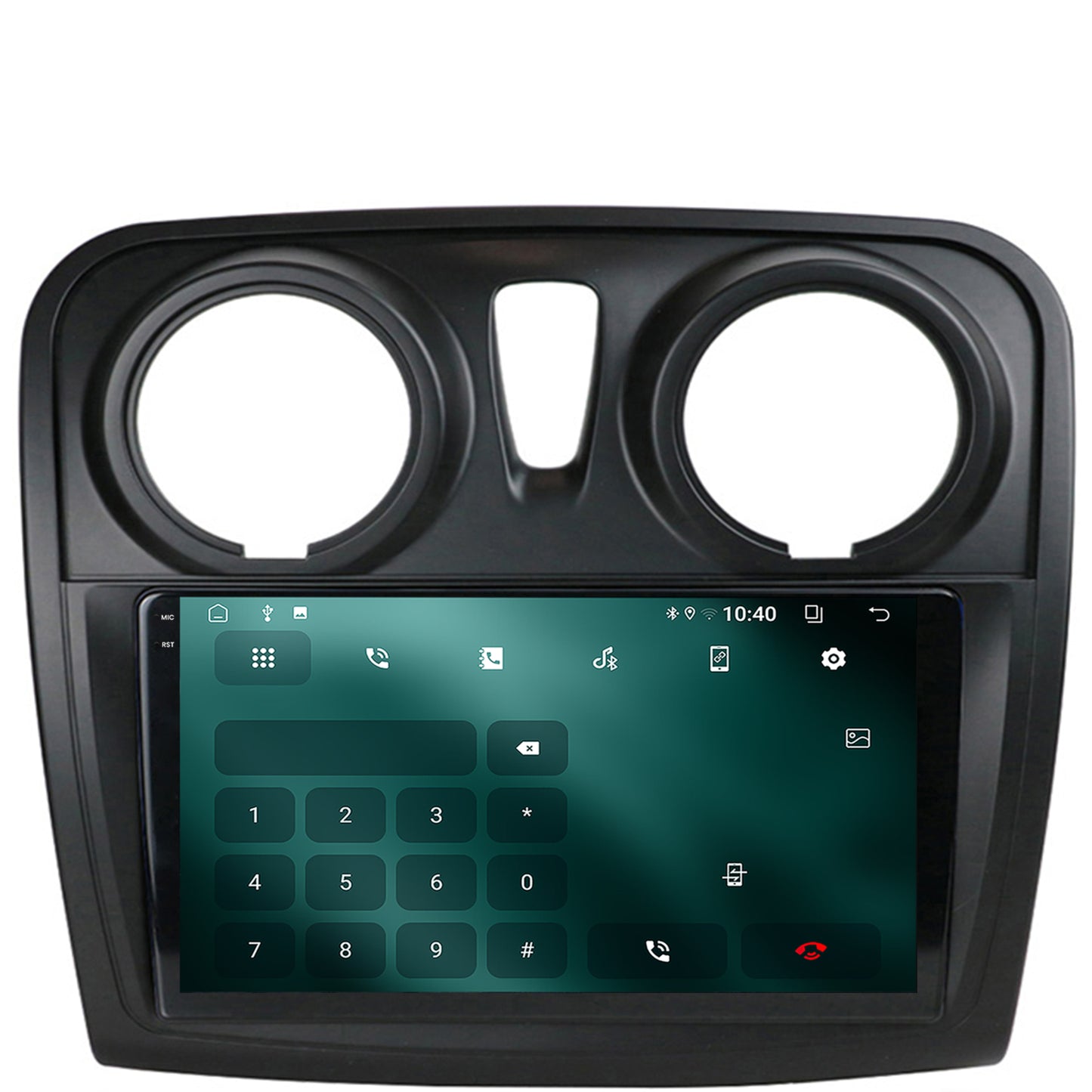 Navigatie 2K Dacia Logan / Sandero, Android, S-Quadcore / 4GB RAM + 64GB ROM, 9.5 Inch - AD-BGS90042K+AD-BGRKIT376
