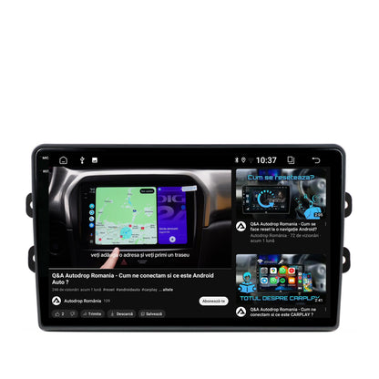 Navigatie 2K Dacia/Renault, Android, S-Quadcore / 4GB RAM + 64GB ROM, 9.5 Inch - AD-BGS90042K+AD-BGRKIT383