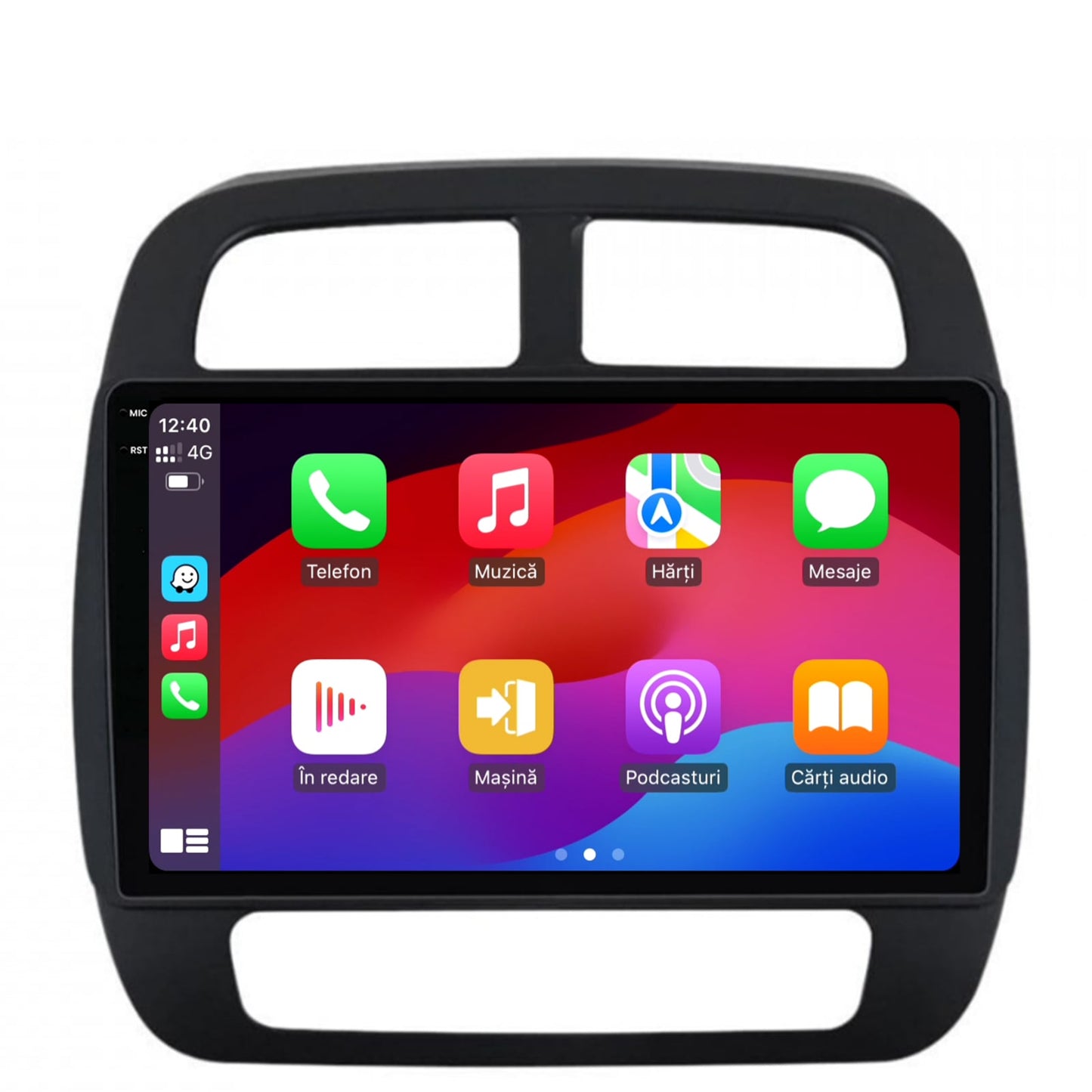 Navigatie 2K Dacia Spring (2021- Prezent), Android, S-Quadcore / 4GB RAM + 64GB ROM, 9.5 Inch - AD-BGS90042K+AD-BGRKIT366V4s